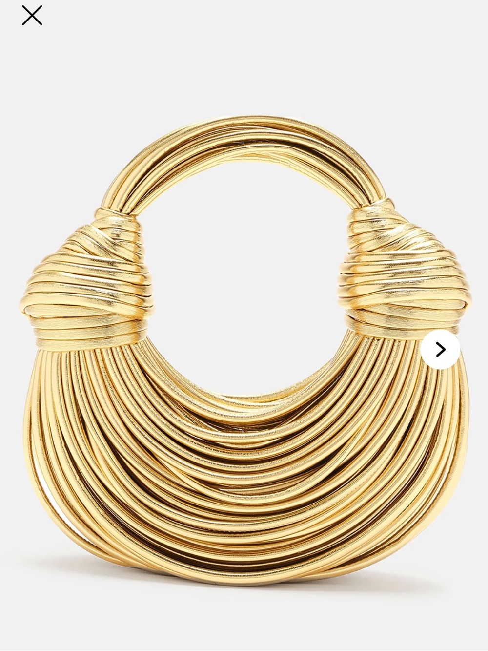 Gold Multi-Strand Statement Necklace
